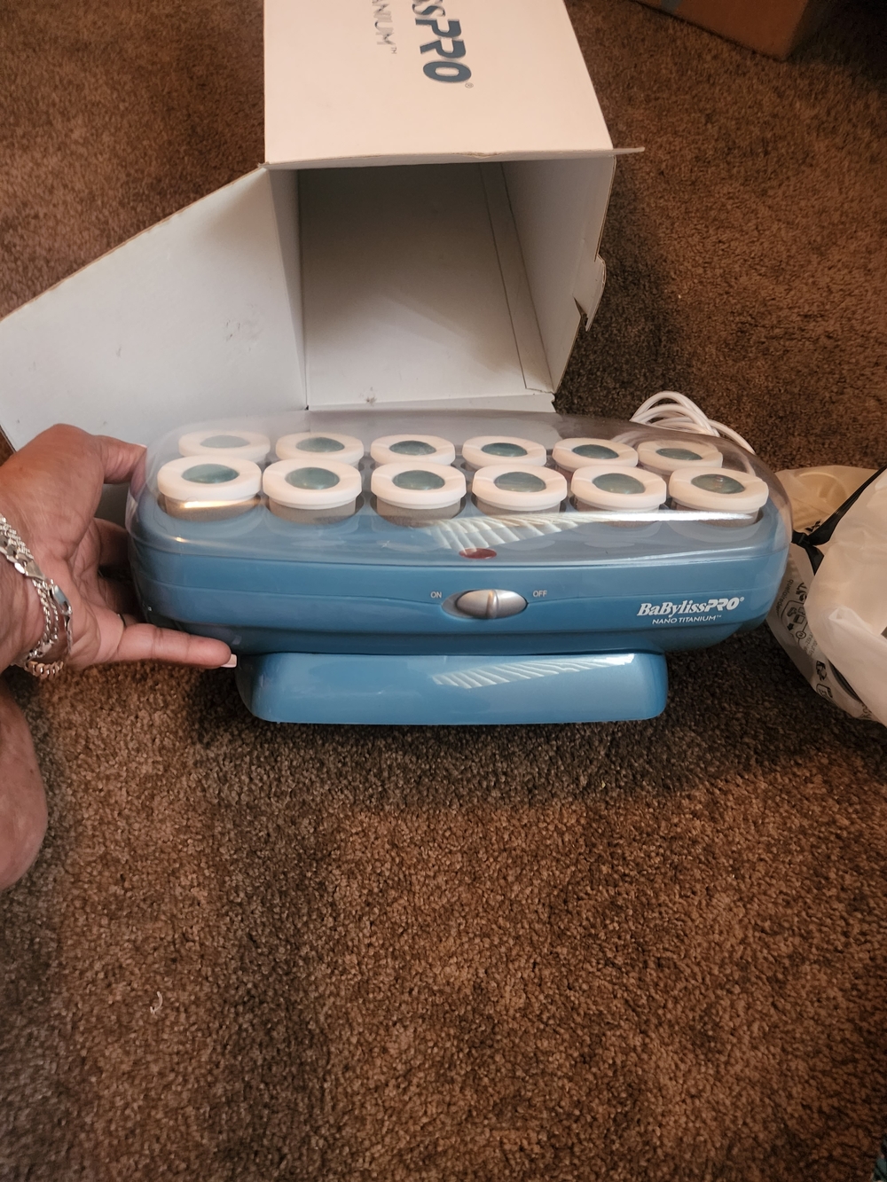 BaBylissPRO Hot Rollers Set in Light Blue